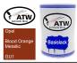 Preview: Opel, Blood Orange Metallic, GU1: 500ml Lackdose, von ATW Autoteile West.